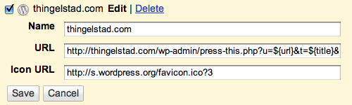 google reader send to wordpress