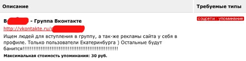 Упоминатор, цены