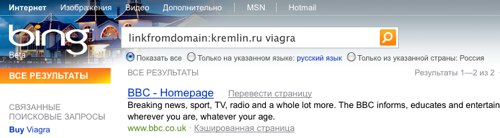 bing linkfromdomain